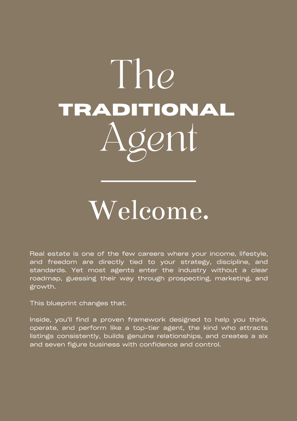 The SIX Figure  Agent Playbook - Digital Product