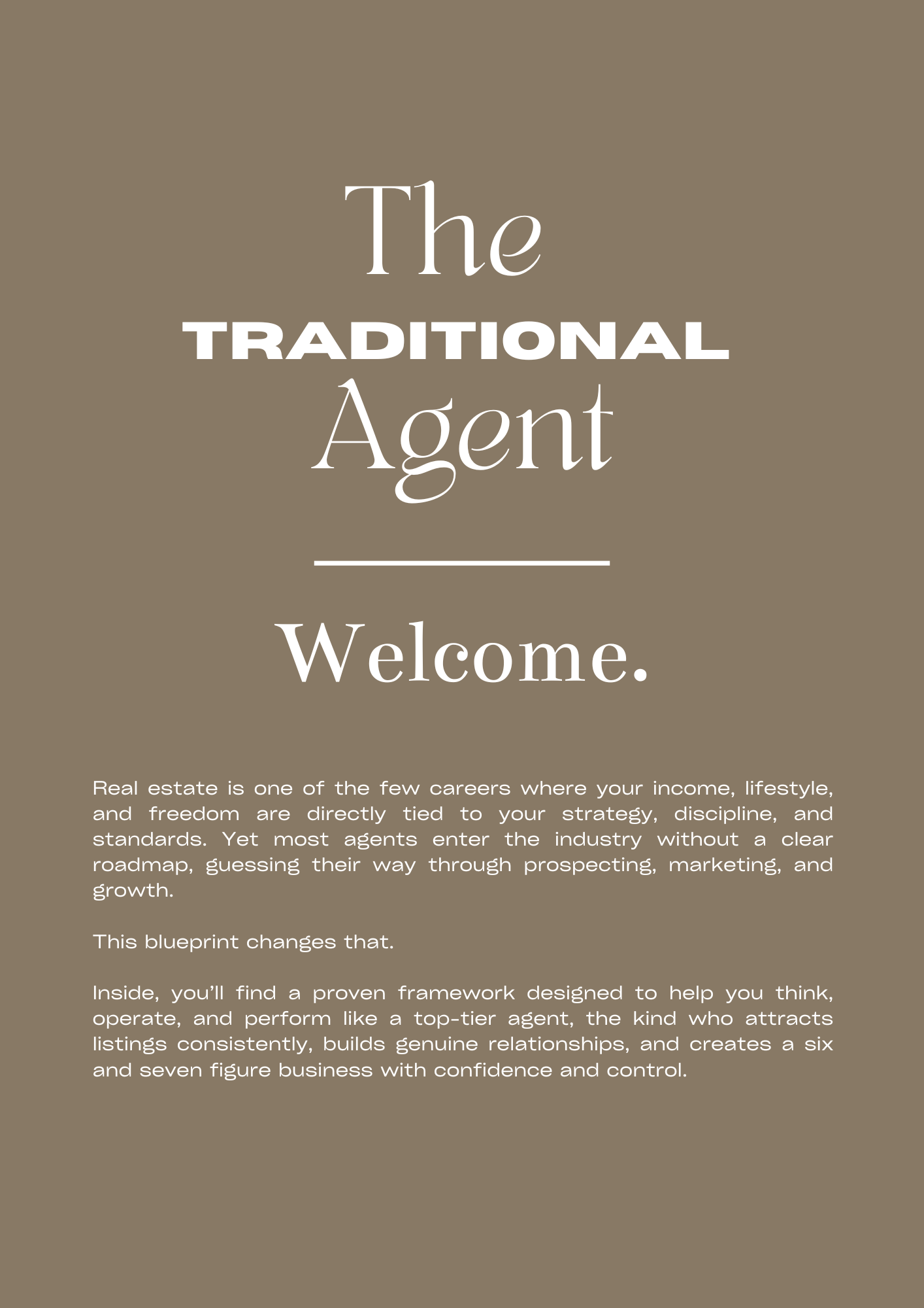 The SIX Figure  Agent Playbook - Digital Product